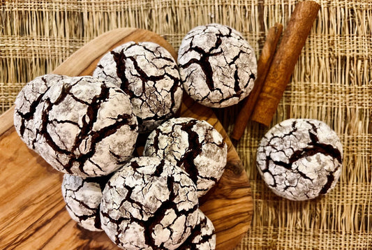 Cocoa Crinkle Cookies
