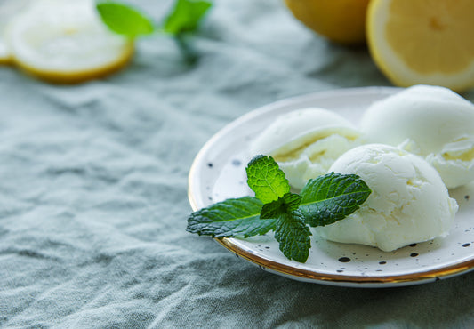 Zitronensorbet