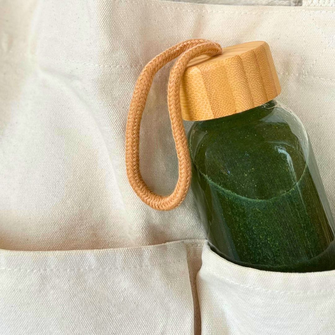 Trinkflasche aus Glas
